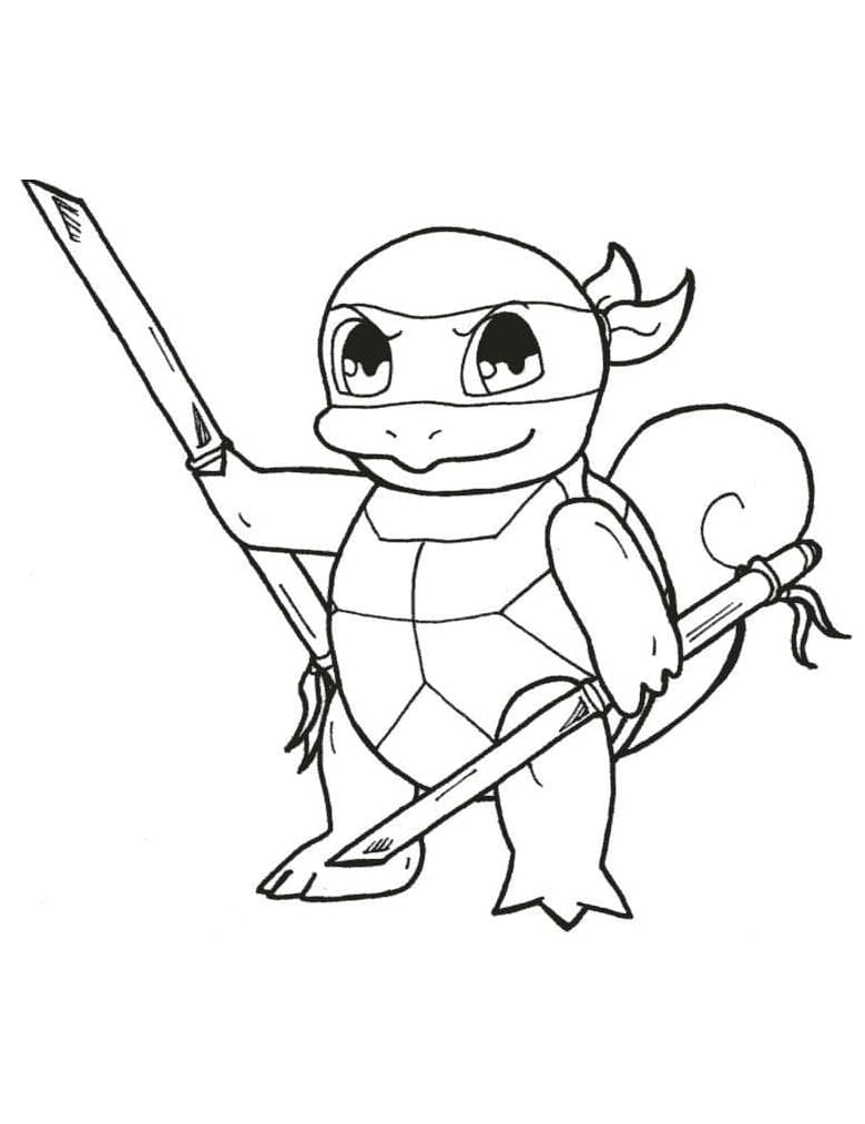 Desenho deSquirtle 7 para colorir