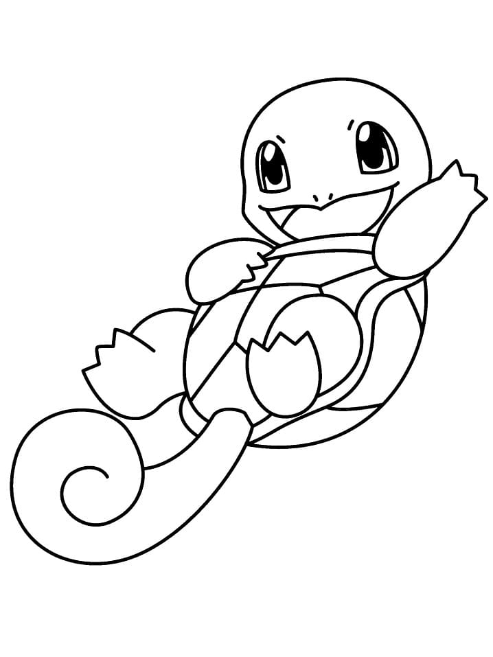 Desenho deSquirtle Adorável para colorir