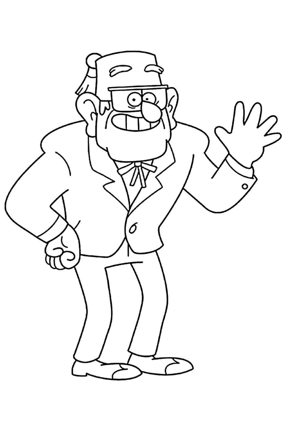 Desenho deStanley Pines para colorir