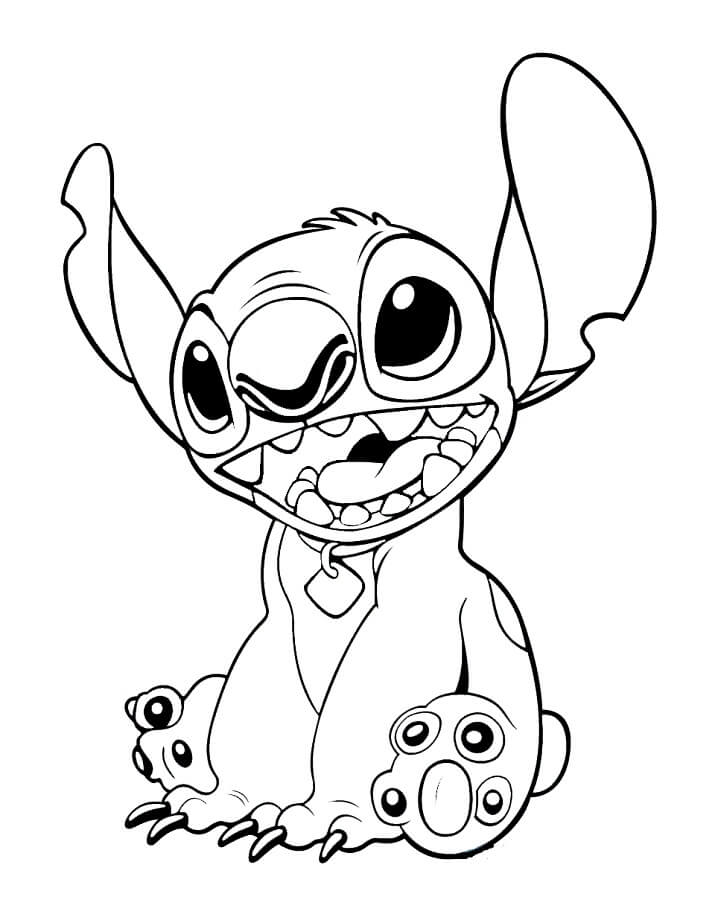 Desenho de Stitch 1 para colorir