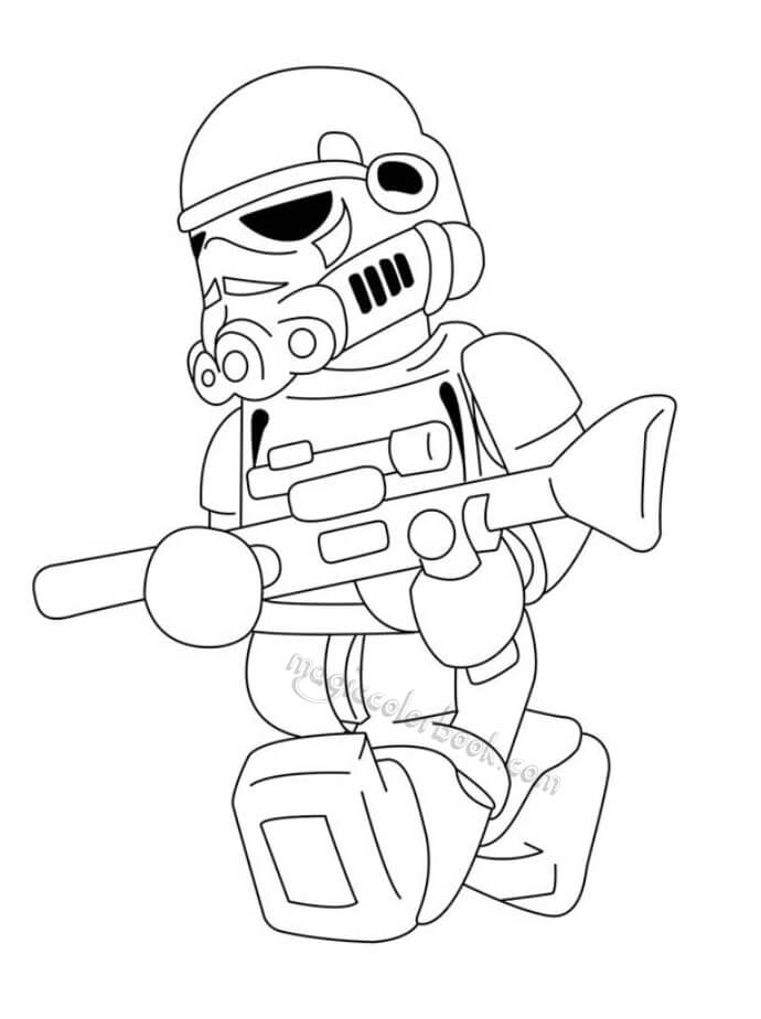 Desenho deStormtrooper 1 para colorir