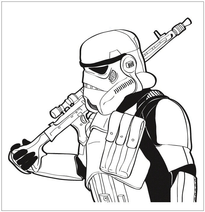 Desenho deStormtrooper 11 para colorir