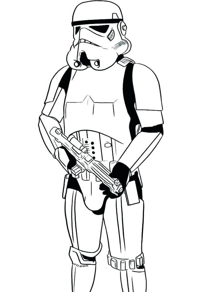 Desenho deStormtrooper 5 para colorir