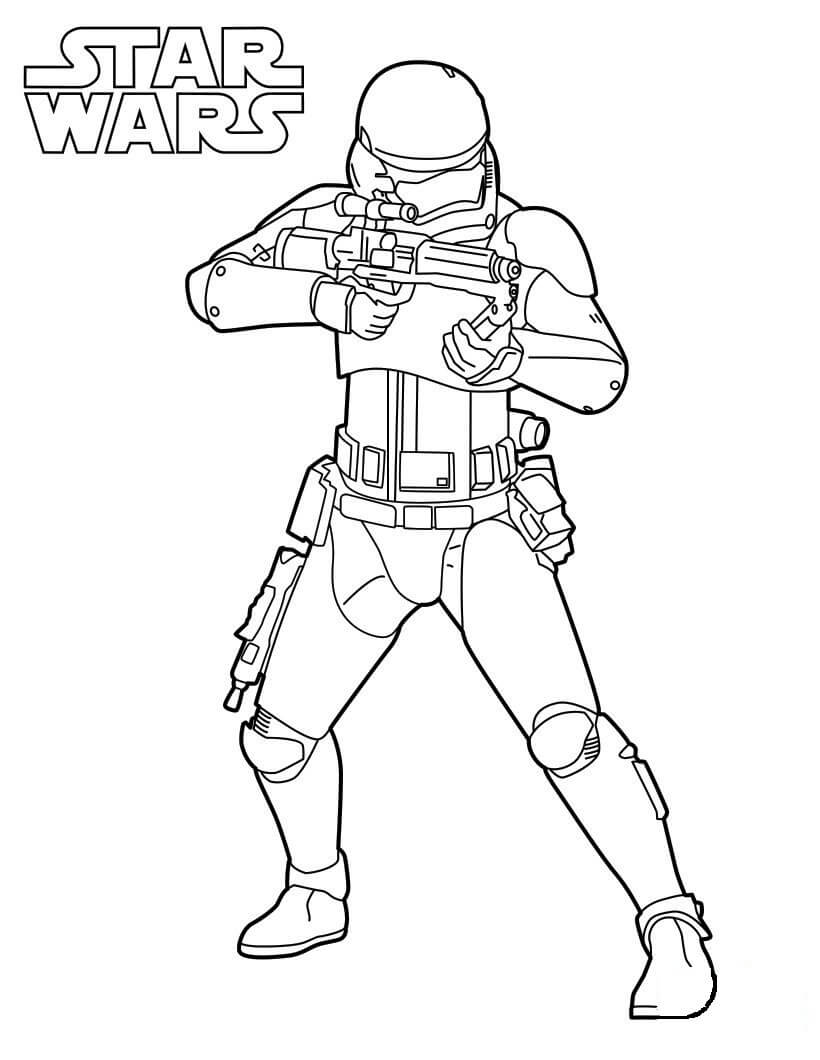 Desenho deStormtrooper 7 para colorir