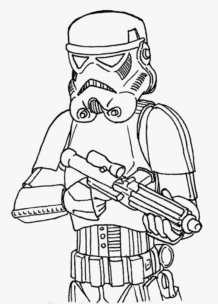 Desenho deStormtrooper 8 para colorir