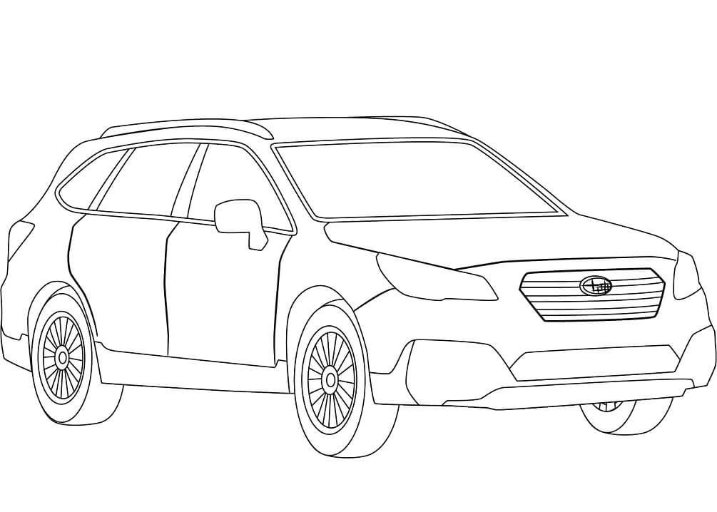 Desenho deSubaru Outback para colorir