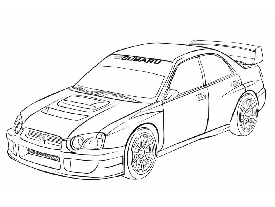 Desenho deSubaru 1 para colorir