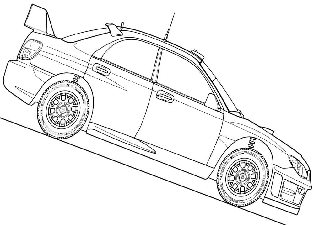 Desenho deSubaru 2 para colorir