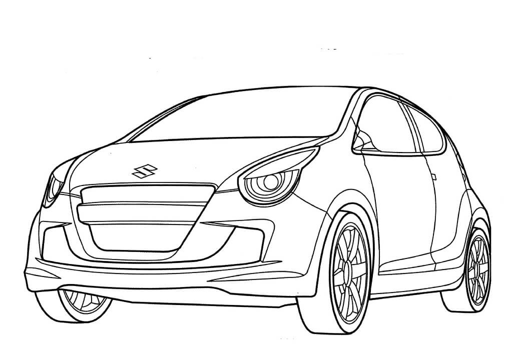 Desenho deSuzuki Alto para colorir