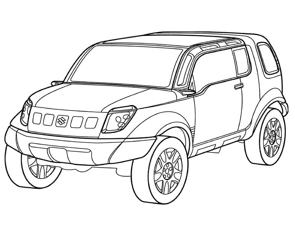 Desenho deSuzuki Landbreeze para colorir