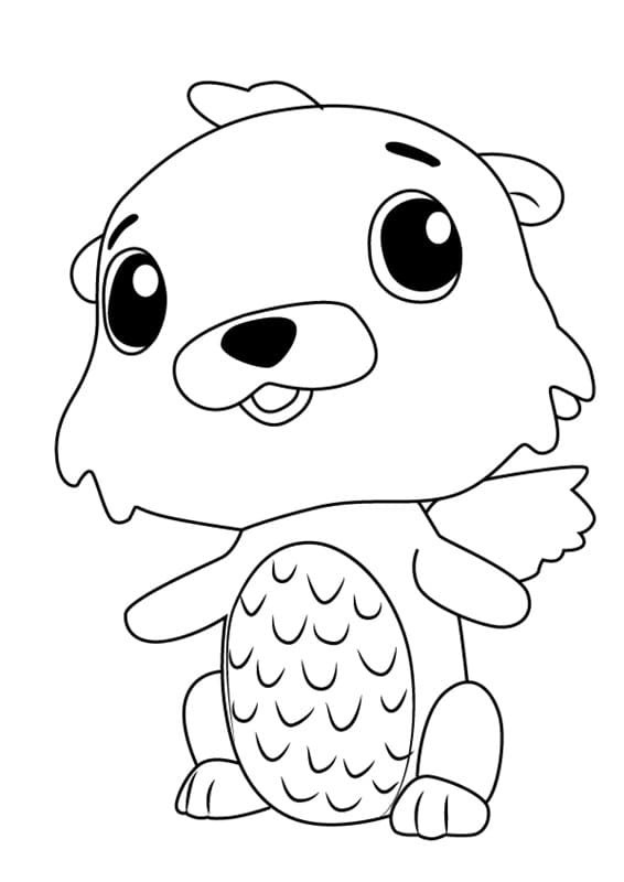 Desenho deSwotter Hatchimals para colorir