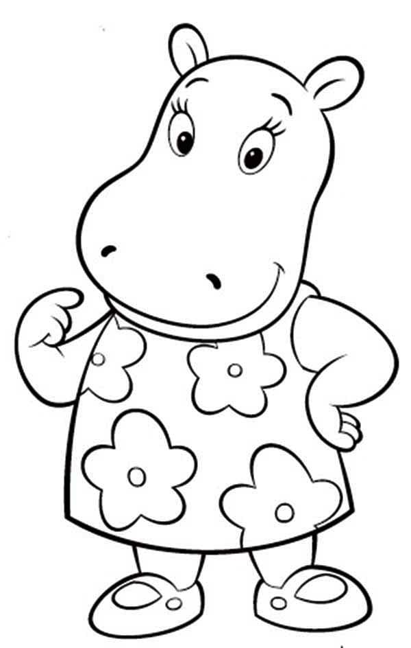 Desenho deTasha Backyardigans 1 para colorir