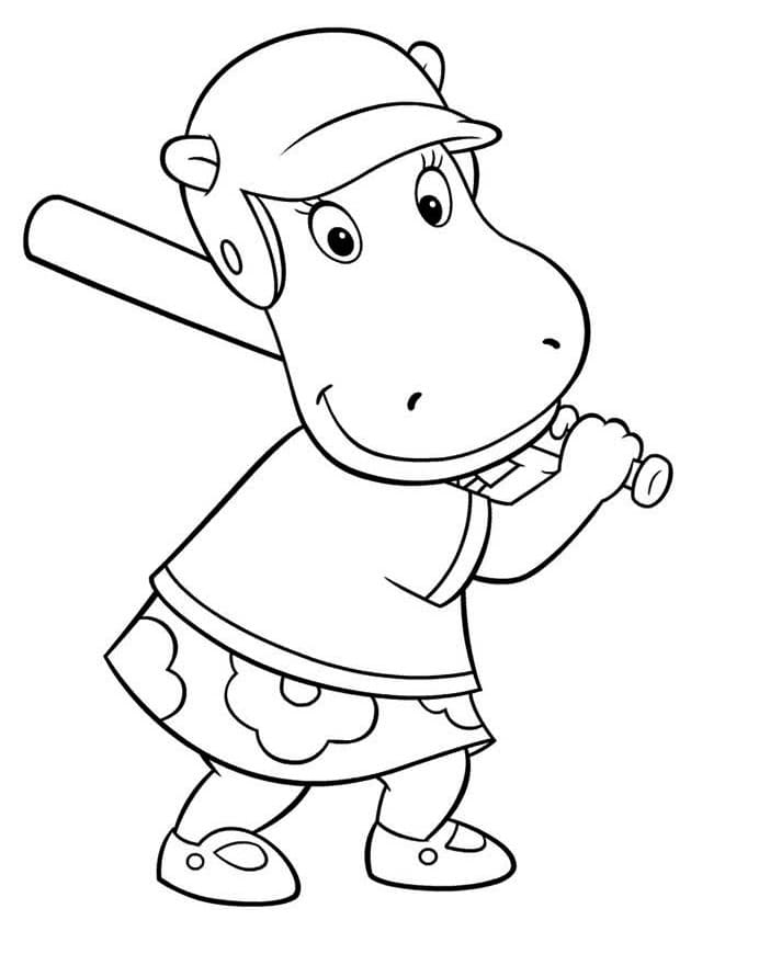 Desenho deTasha Backyardigans 7 para colorir