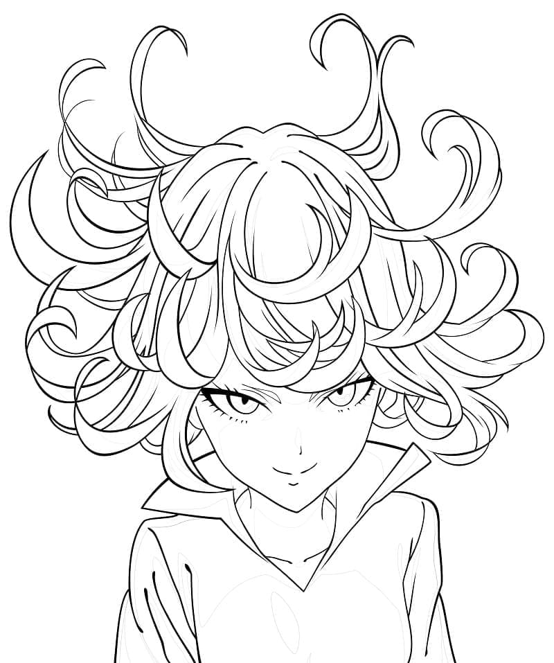 Desenho deTatsumaki de One Punch Man 3 para colorir