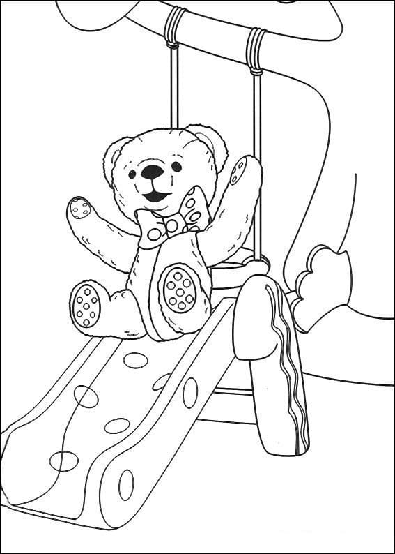 Desenho deTeddy de Andy Pandy 1 para colorir