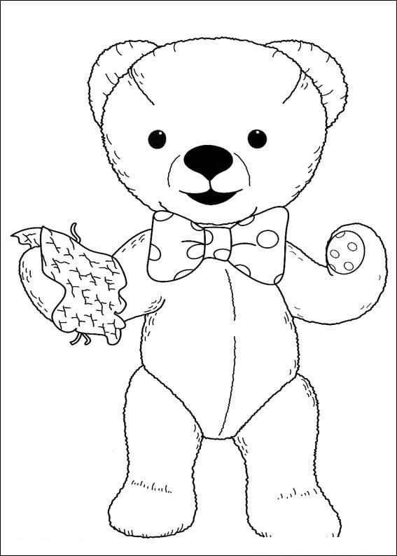 Desenho deTeddy de Andy Pandy para colorir