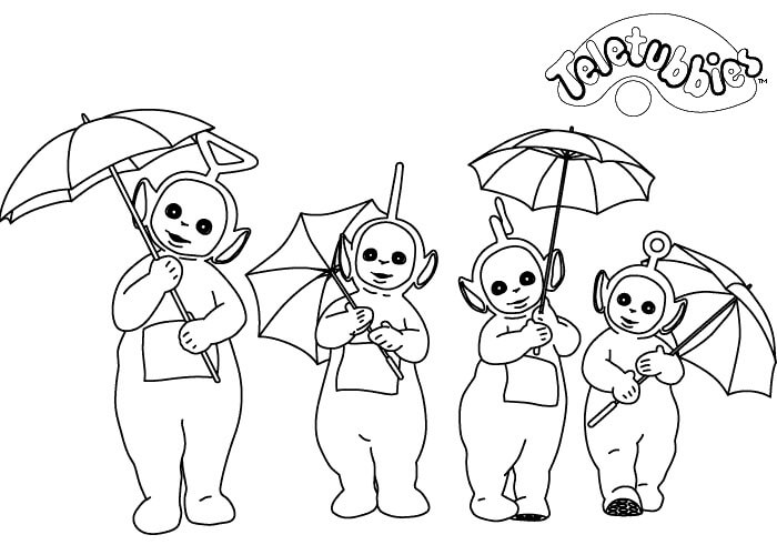 Desenho de Teletubbies Fofos 1 para colorir