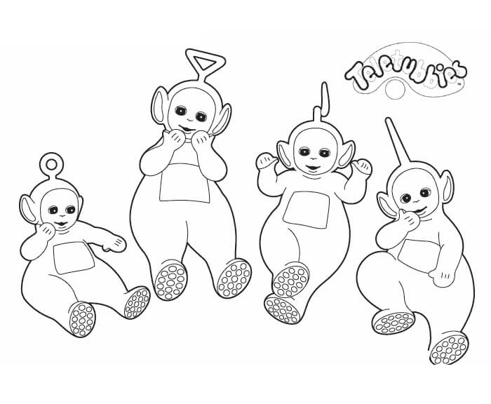 Desenho deTeletubbies Fofos 4 para colorir