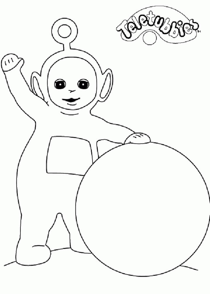 Desenho de Teletubbies Po 1 para colorir