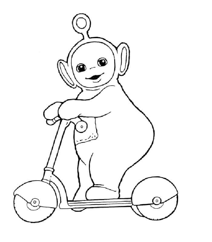 Desenho de Teletubbies Po 2 para colorir