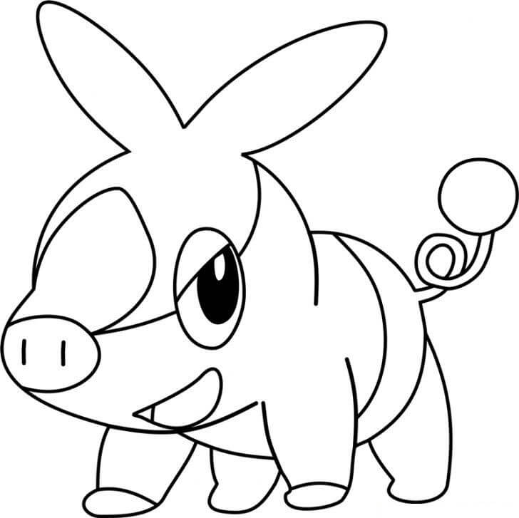 Desenho deTepig Pokemon 1 para colorir