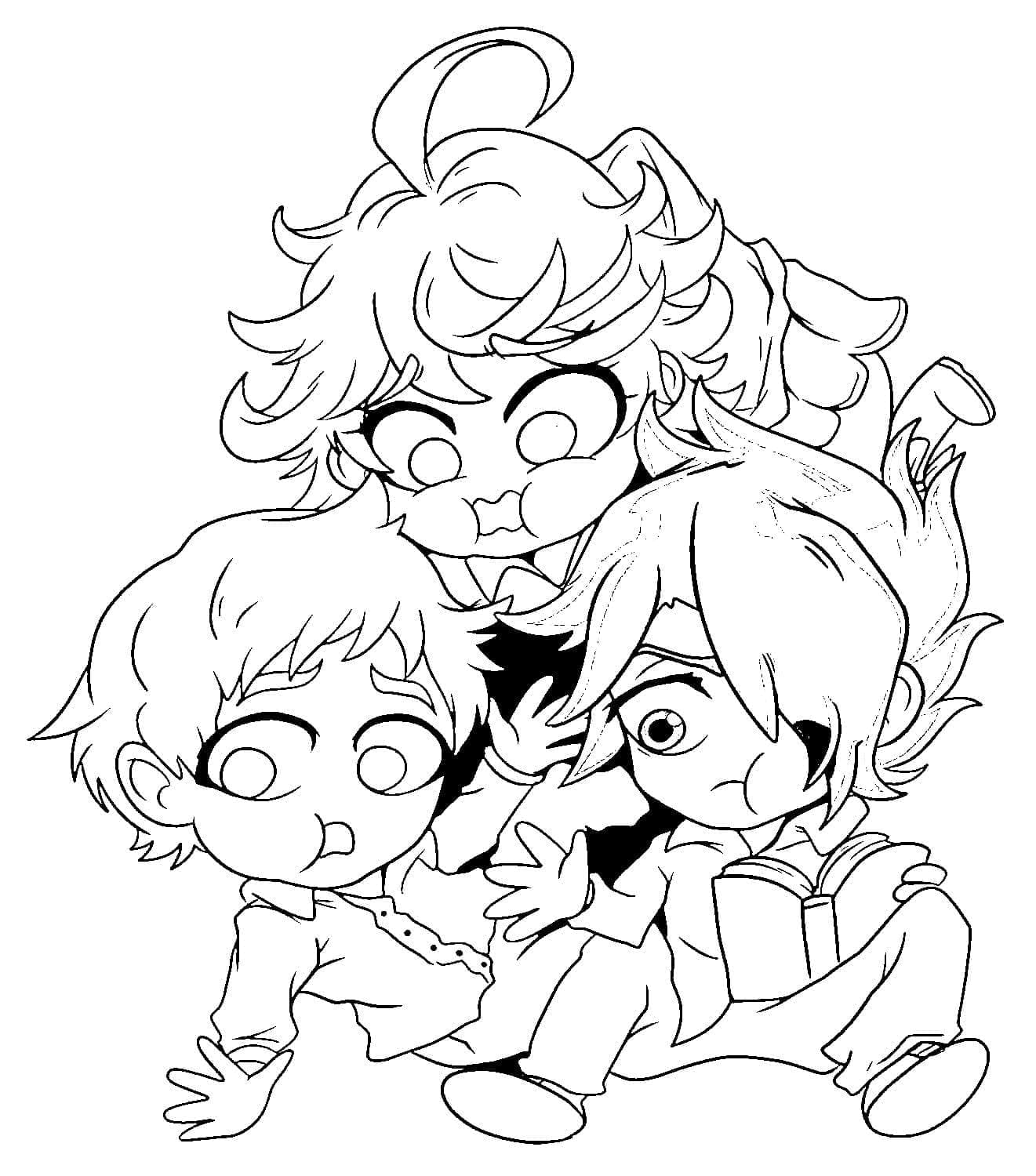 Desenho deThe Promised Neverland 15 para colorir