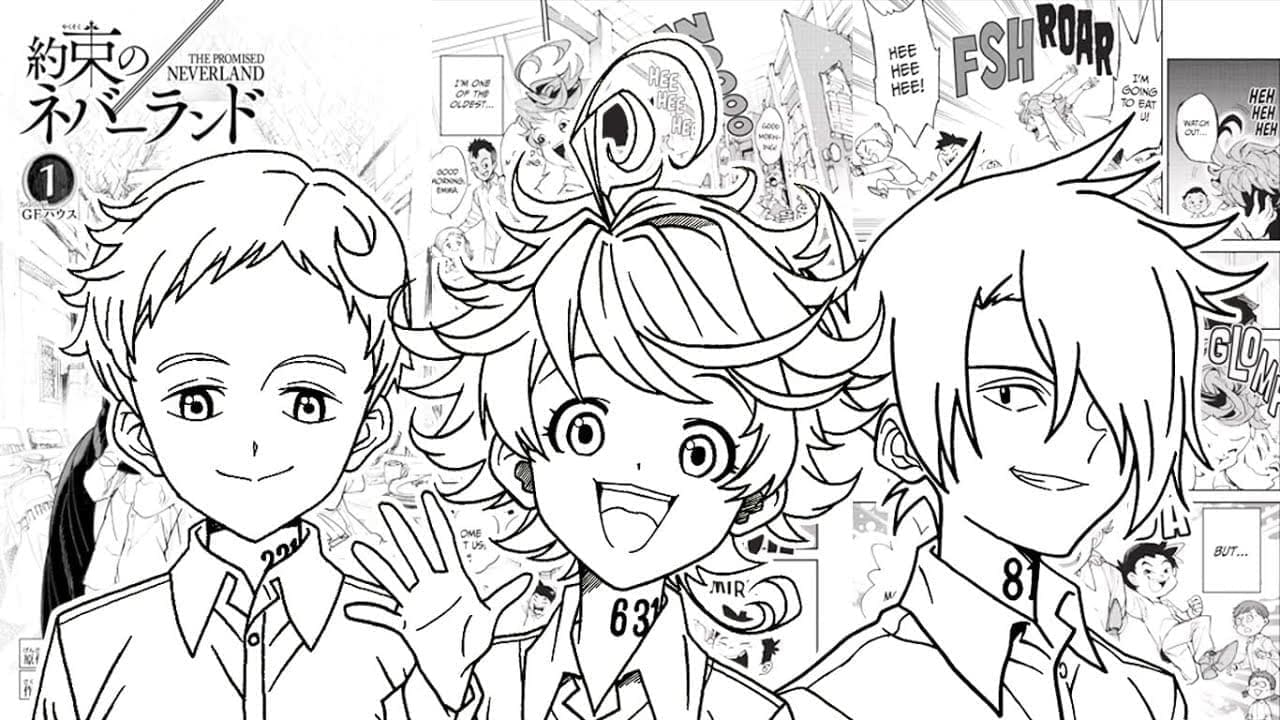 Desenho deThe Promised Neverland 2 para colorir