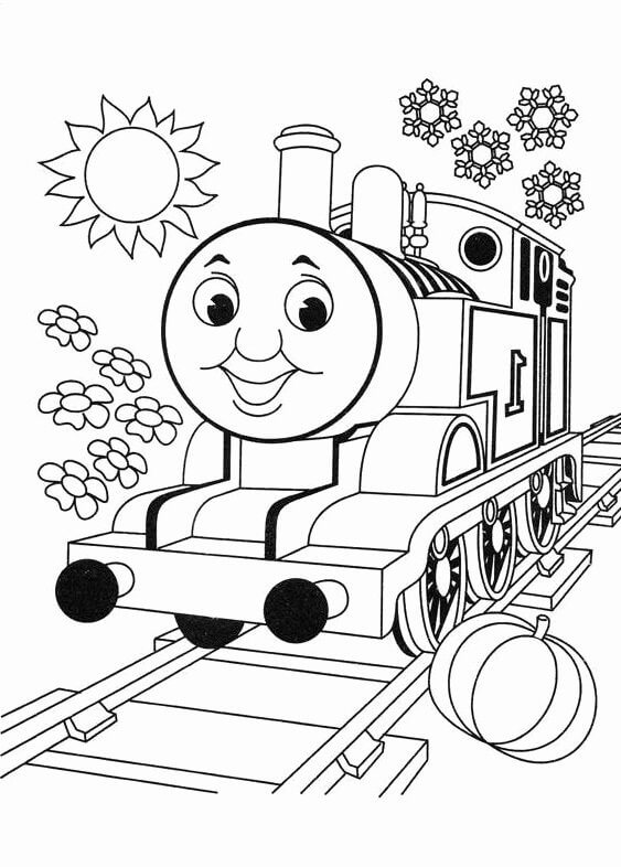 Desenhos de Thomas e Seus Amigos para colorir