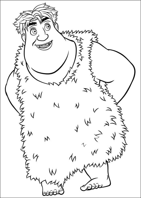 Desenho deThunk de Os Croods para colorir