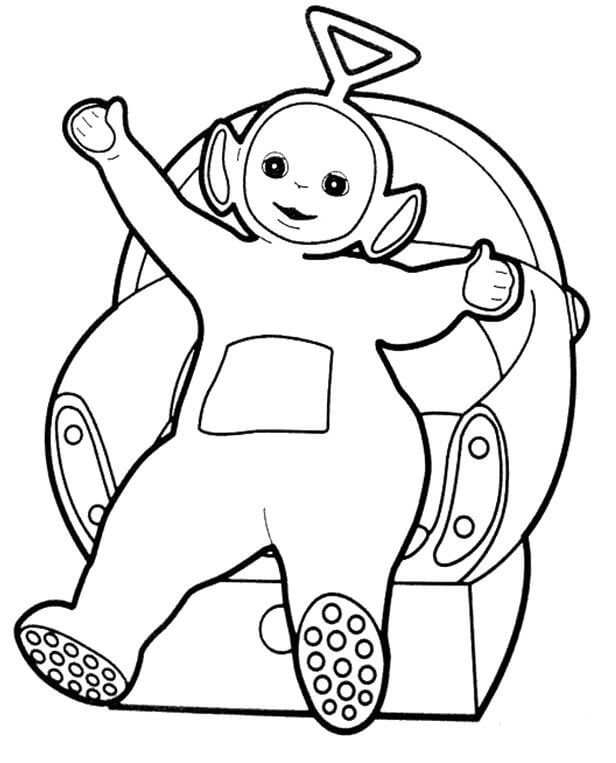 Desenho de Tinky-Winky 3 para colorir