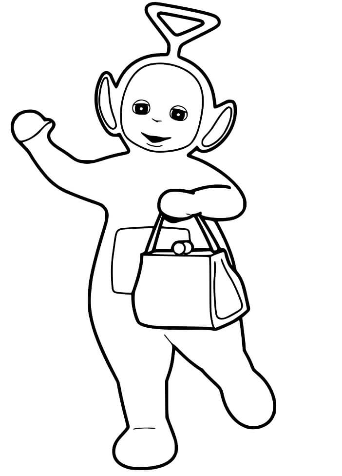 Desenho de Tinky-Winky 6 para colorir