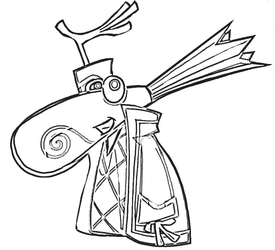 Desenho deTinsey de Rayman 1 para colorir