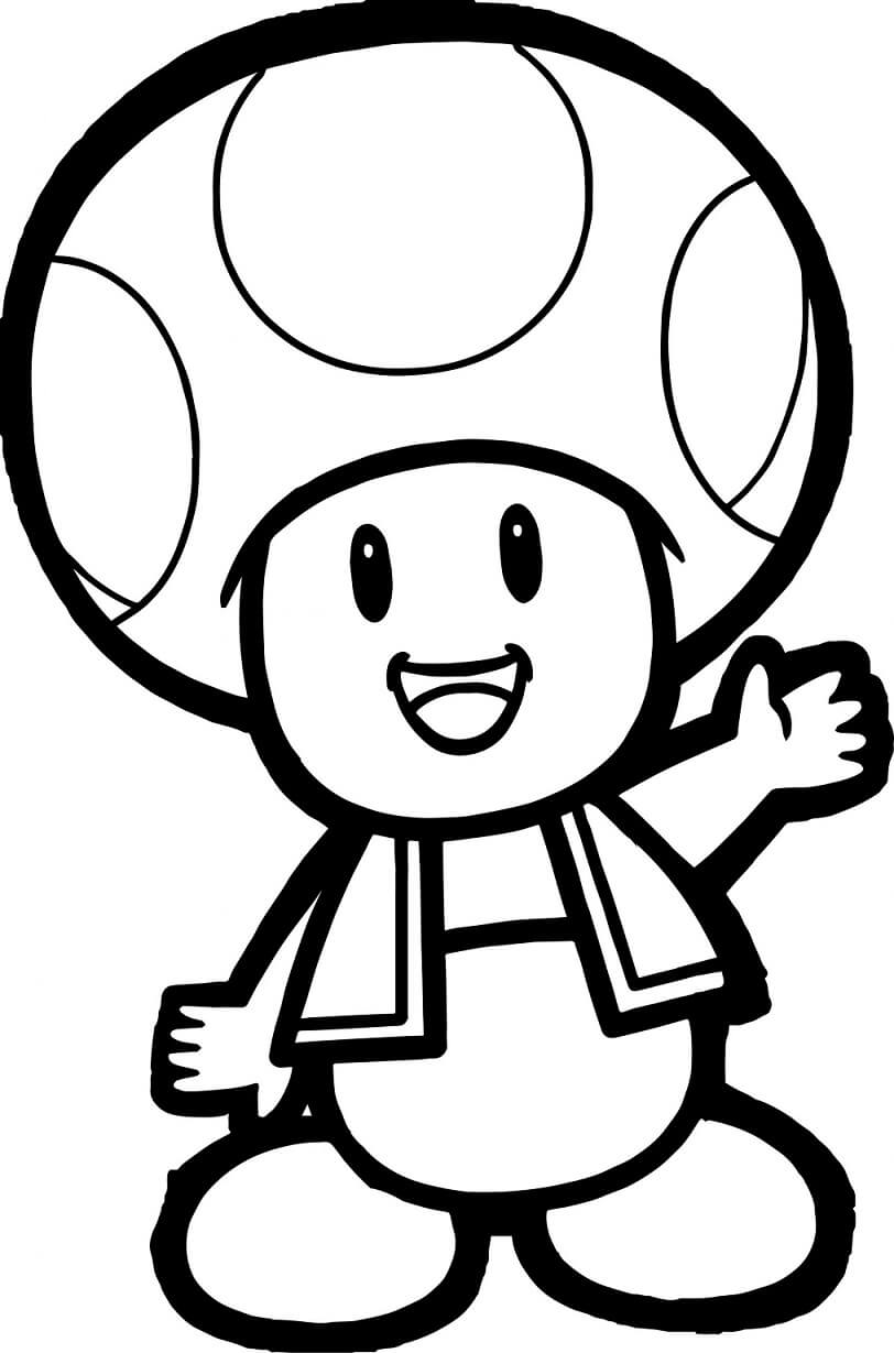 Desenho deToad para colorir