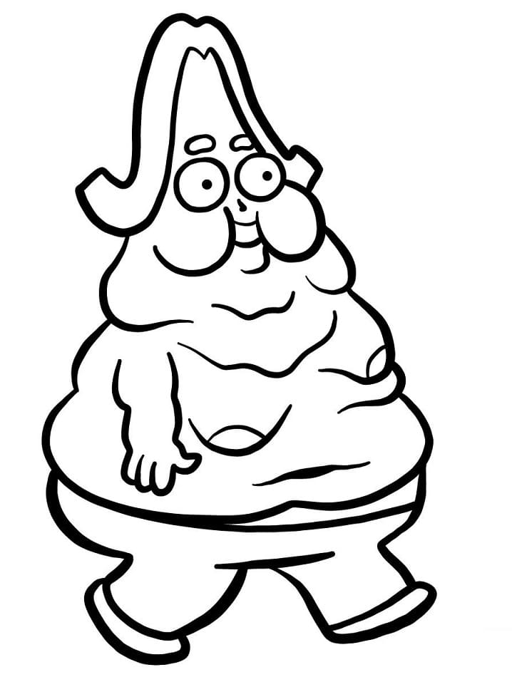 Desenho deTodd de Chowder para colorir