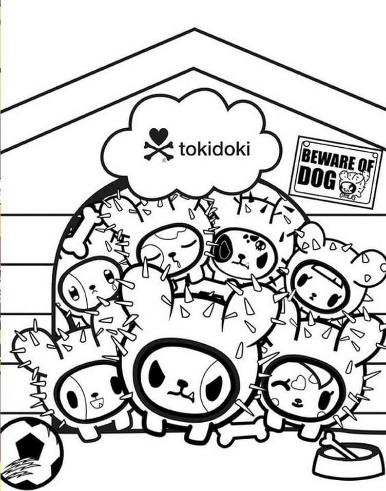 Desenho deTokidoki 17 para colorir