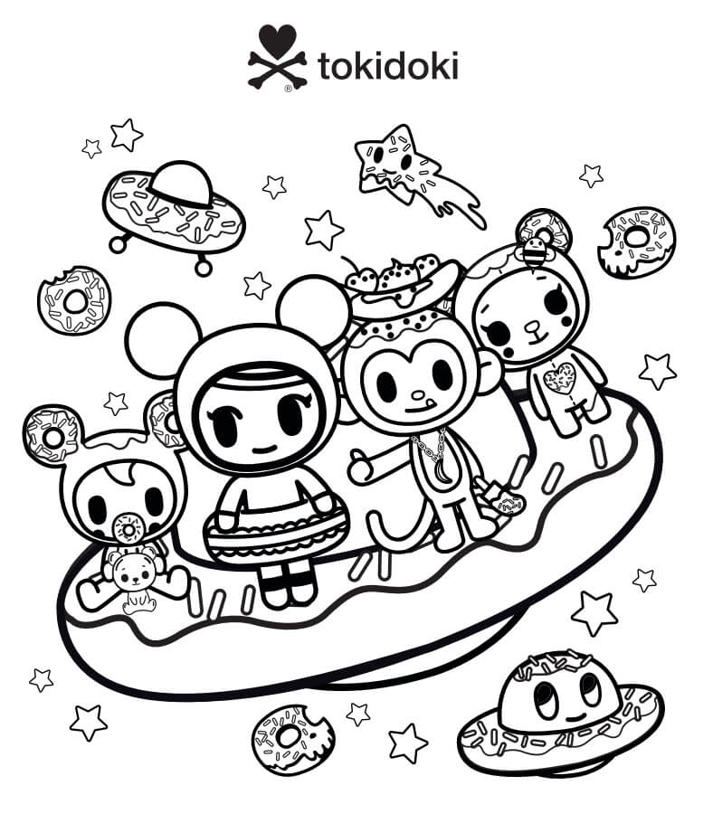 Desenho deTokidoki 8 para colorir