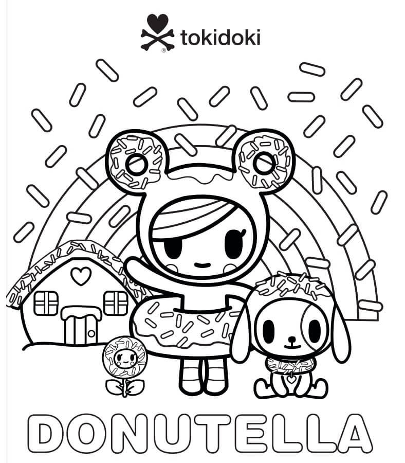 Desenho deTokidoki 9 para colorir