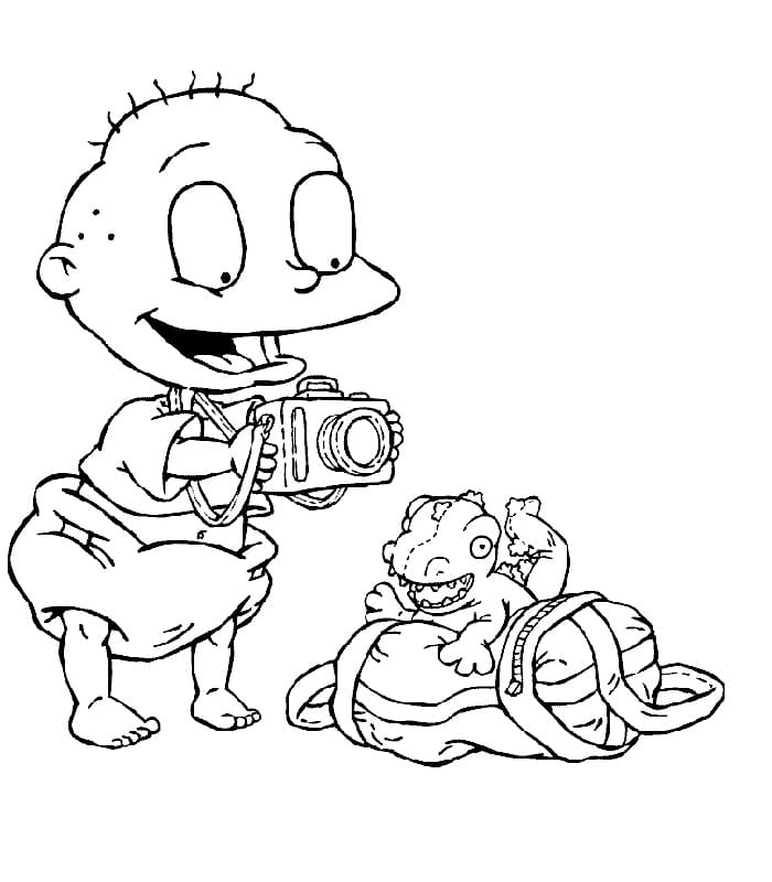 Desenho deTommy Rugrats para colorir