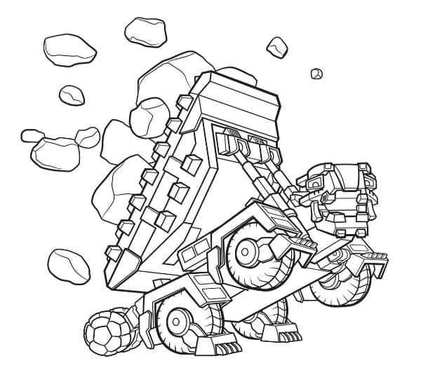 Desenho deTon-Ton Dinotrux para colorir