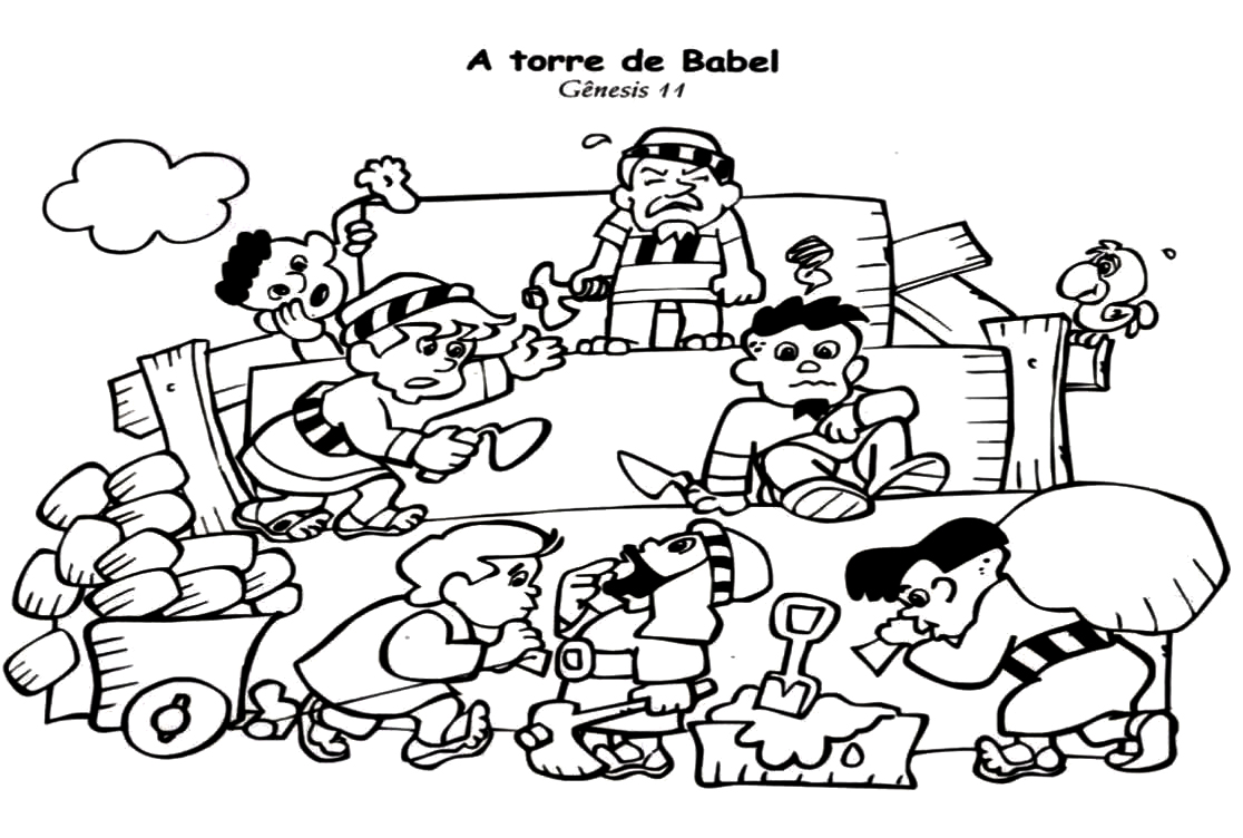 Desenho deTorre de Babel 13 para colorir