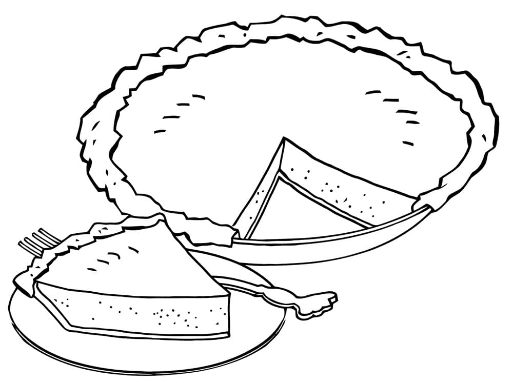 Desenhos de Torta para colorir