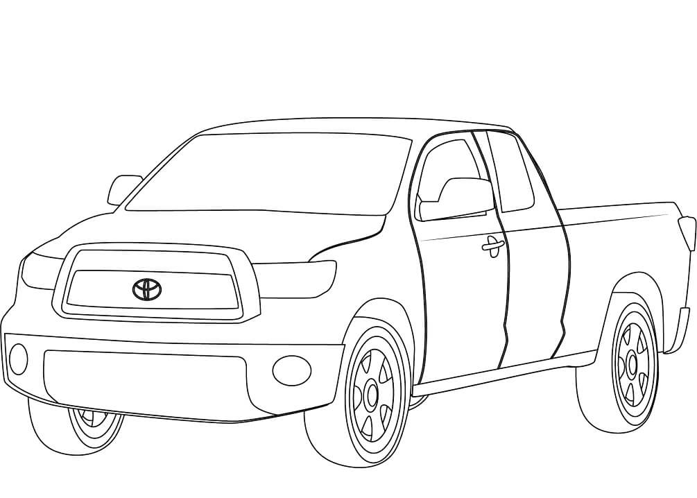 Desenho deToyota Tundra para colorir