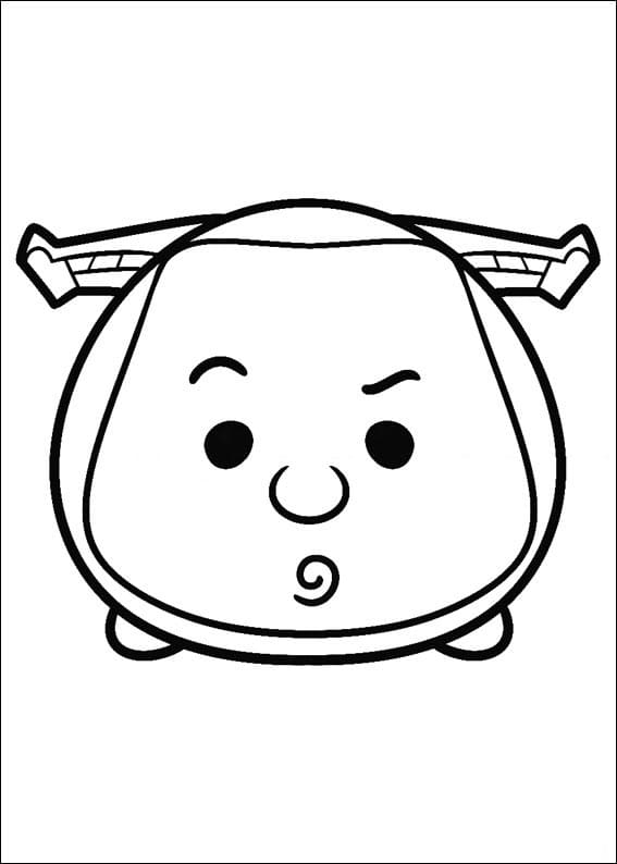 Desenho deTsum Tsum 2 para colorir