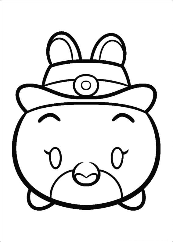 Desenho deTsum Tsum 6 para colorir