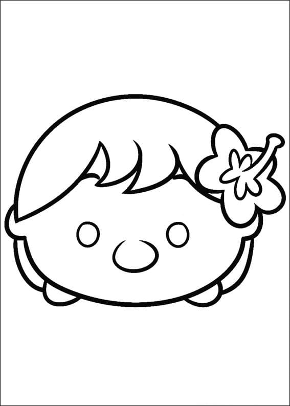 Desenho deTsum Tsum 7 para colorir