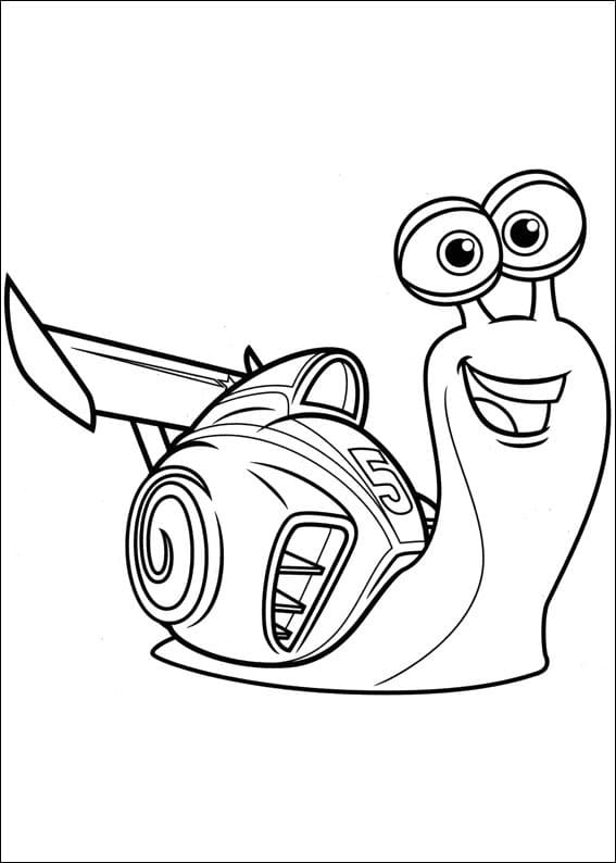 Desenhos de Turbo para colorir