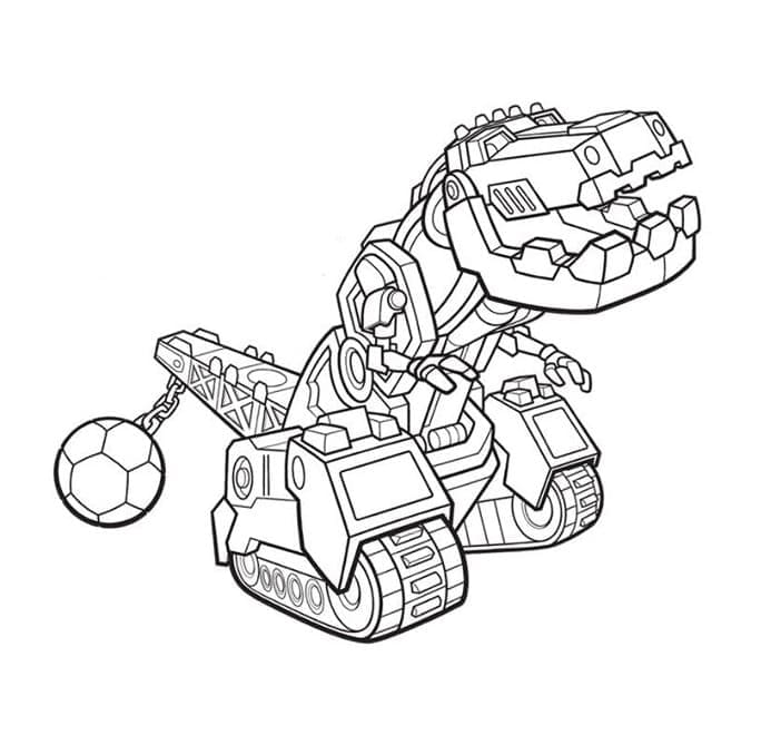 Desenho deTy Rux Dinotrux para colorir