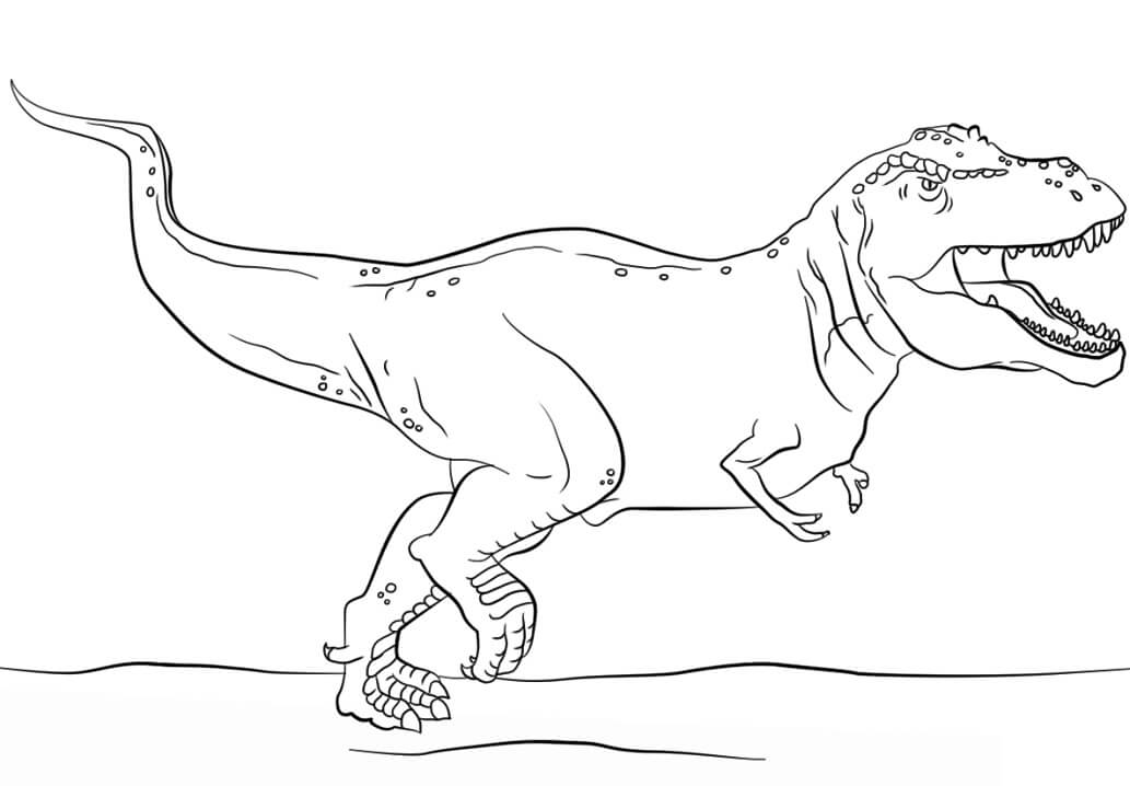 Desenho deTyranossaurus Rex 4 para colorir