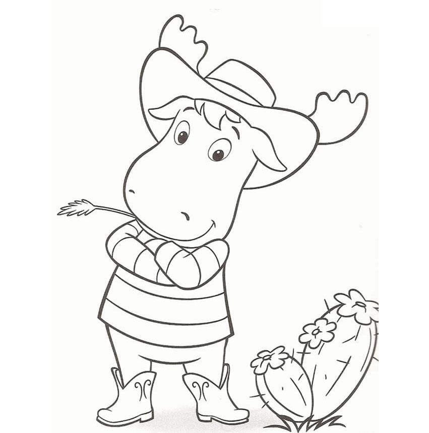 Desenho deTyrone Backyardigans 4 para colorir