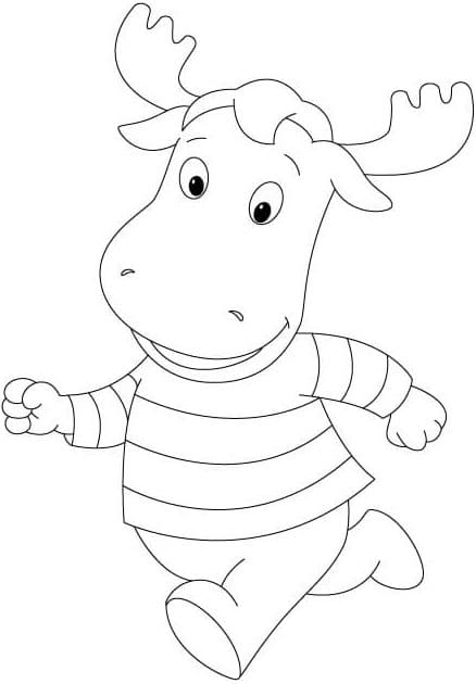 Desenho deTyrone Backyardigans para colorir